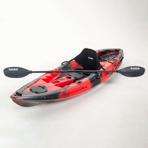 Conger 295 μονοθέσιο καγιάκ για ψάρεμα SCK κόκκινο-μαύρο
