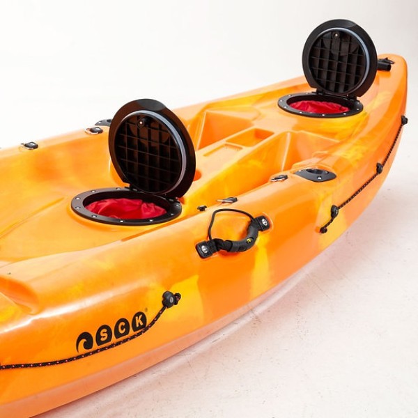 Conger 295 μονοθέσιο καγιάκ για ψάρεμα SCK κίτρινο-πορτοκαλί