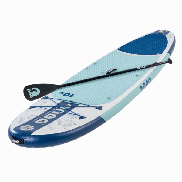 SCK φουσκωτή σανίδα SUP Mare D’oro 10’6” πακέτο (320 x 81 x 15 cm)