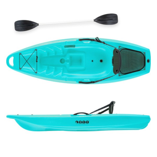 Hoppy παιδικό καγιάκ με κουπί και ενσωματωμένη πλάτη SCK Γαλάζιο