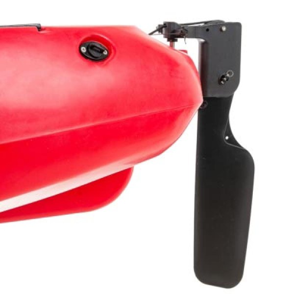 SCK Largo 300 Μονοθέσιο Pedal Kayak ready με αλουμινίου κάθισμα και τιμονιέρα | Κόκκινο-Κίτρινο