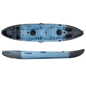 Nereus HD θαλάσσιο καγιάκ 2+1 θέσεων SCK ανθρακί- γαλάζιο