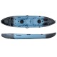 Nereus HD θαλάσσιο καγιάκ 2+1 θέσεων SCK ανθρακί- γαλάζιο