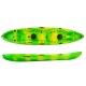 Nereus HD θαλάσσιο καγιάκ 2+1 θέσεων SCK πράσινο-κίτρινο