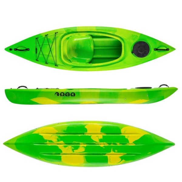 Picco 280 Μονοθέσιο sit-in καγιάκ SCK κίτρινο- πράσινο