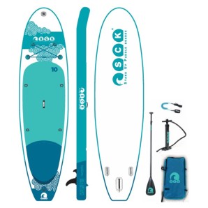 SCK φουσκωτή σανίδα SUP eψilon 10′ πακέτο (305 x 76 x 13 cm)