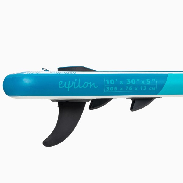 SCK φουσκωτή σανίδα SUP eψilon 10′ πακέτο (305 x 76 x 13 cm)