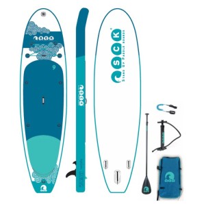 SCK φουσκωτή σανίδα SUP eψilon 9′ πακέτο (275 x 76 x 13 cm)