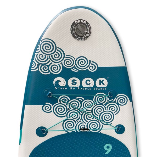 SCK φουσκωτή σανίδα SUP eψilon 9′ πακέτο (275 x 76 x 13 cm)