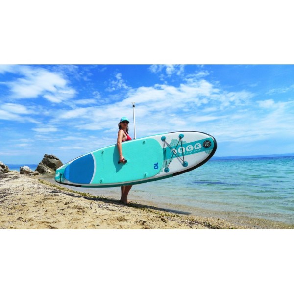 SCK φουσκωτή σανίδα SUP eψilon 9′ πακέτο (275 x 76 x 13 cm)