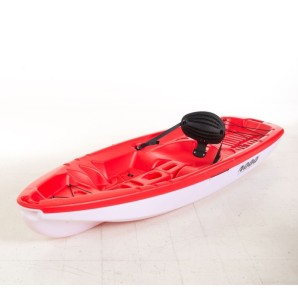 Tipsy 254 μονοθέσιο καγιάκ με λευκή γάστρα SCK Κόκκινο-Άσπρο