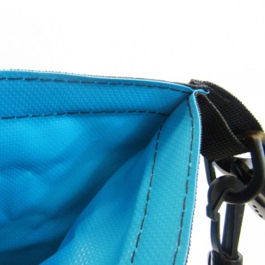 Αδιάβροχος σάκος με ιμάντες πλάτης 15L μπλε