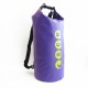 Αδιάβροχος σάκος με ιμάντες πλάτης 20L μωβ