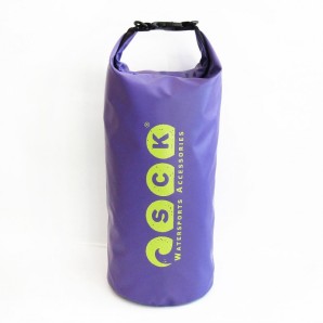 Αδιάβροχος σάκος με ιμάντες πλάτης 20L μωβ