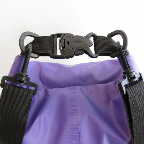 Αδιάβροχος σάκος με ιμάντες πλάτης 20L μωβ