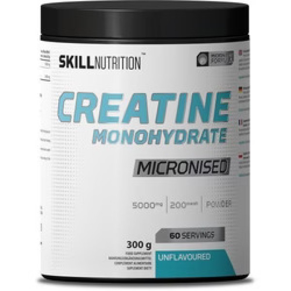 Micronised Creatine Monohydrate Unflavoured SKILLNUTRITION (300gr)
