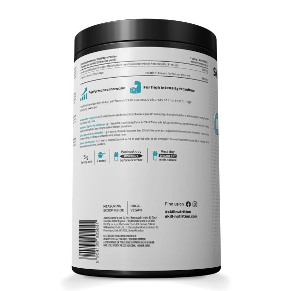 Micronised Creatine Monohydrate Unflavoured SKILLNUTRITION (300gr)