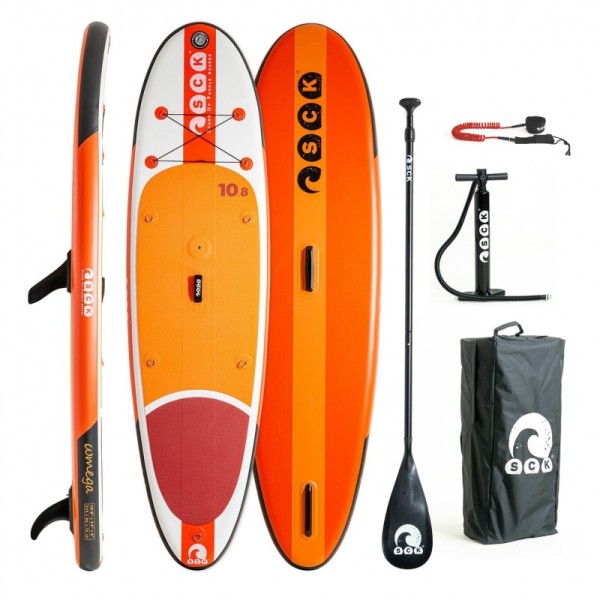 Φουσκωτή σανίδα SUP/windsurf ωmega 10'8'' πακέτο (325 x 86 x 15 cm)