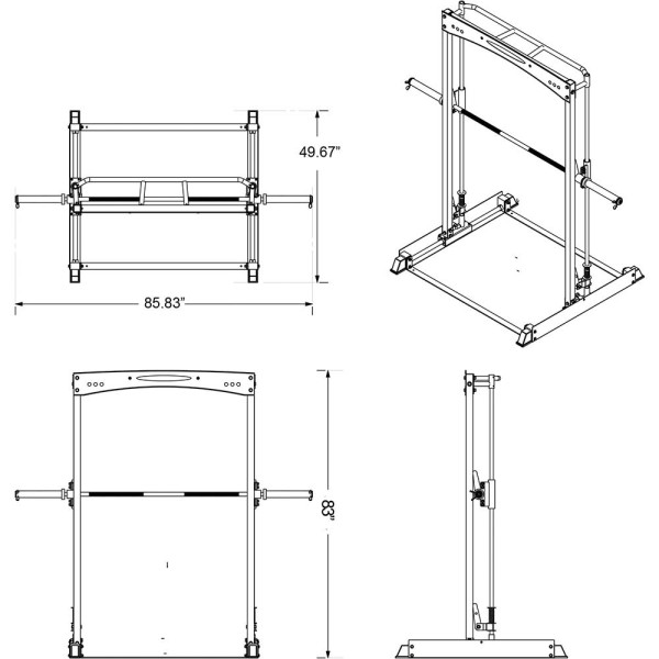 Μηχάνημα Smith Bodycraft Jones Freedom 44741