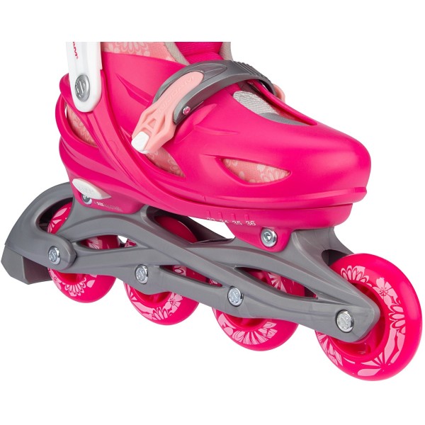Nijdam Inline Skates Ρυθμιζόμενα (N22AA01 )3‑σε‑1 "Floral Switch"
