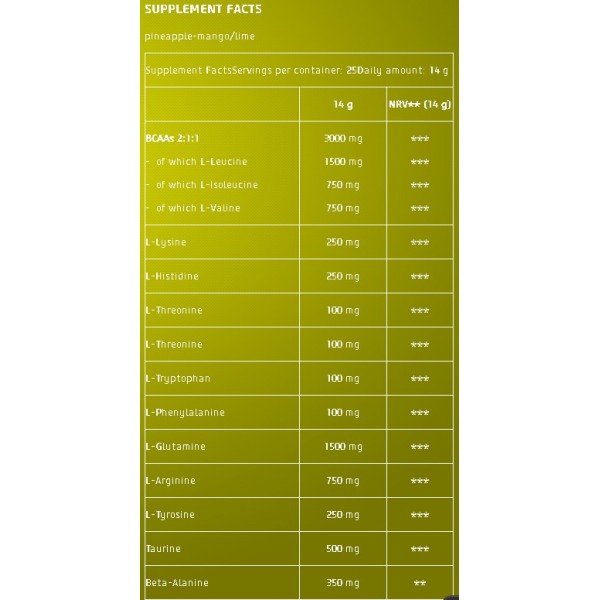 Amino Energy Zero with electrolytes BioTech (360gr)