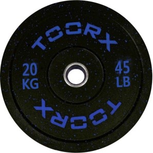 Ολυμπιακός Δίσκος Bumper Crumb 20kg 45cm Toorx