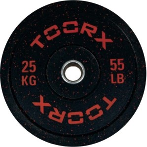 Ολυμπιακός Δίσκος Bumper Crumb 25kg 45cm Toorx
