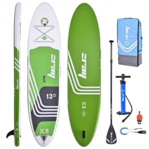 Φουσκωτή σανίδα SUP X-rider XL 13' πακέτο (396 x 91x 15 cm)