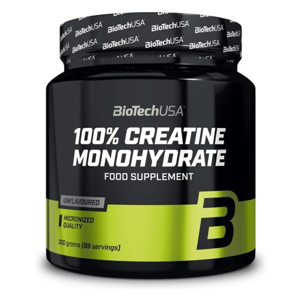 100% Micronized Creatine Monohydrate BioTech (300gr)