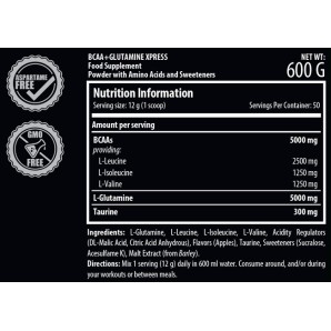 BCAA + Glutamine Xpress Scitec (600gr)