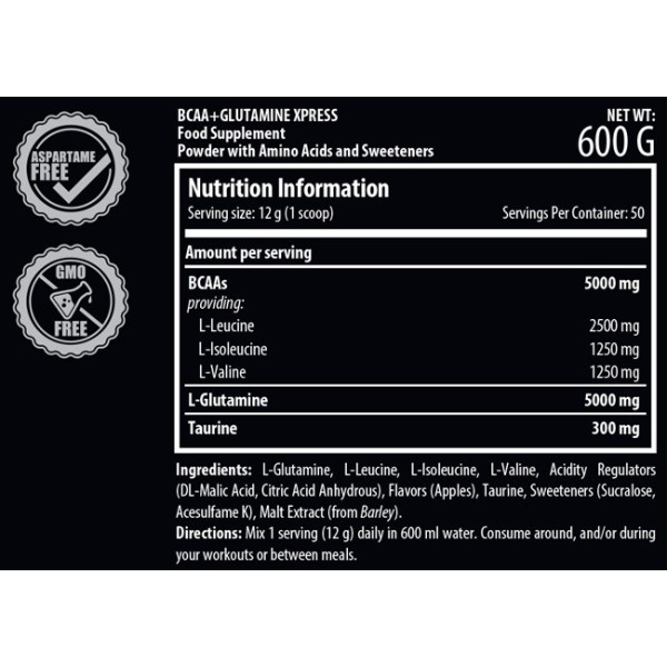 BCAA + Glutamine Xpress Scitec (600gr)
