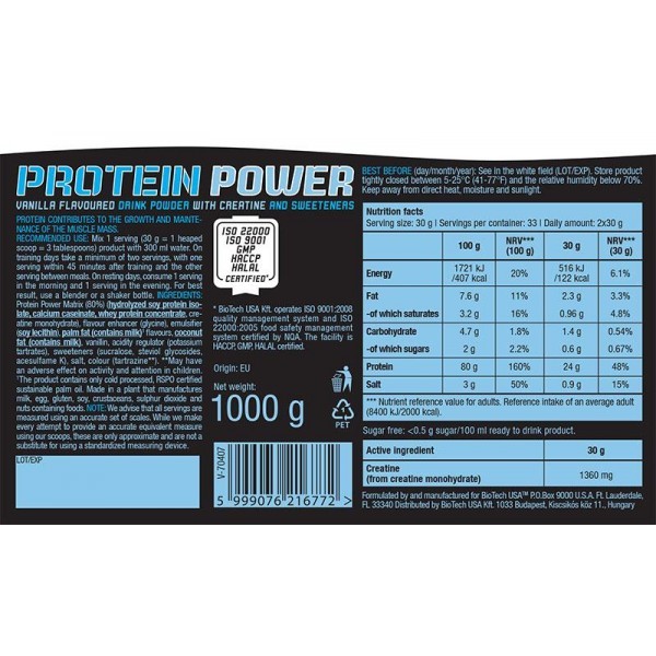 Protein Power BioTech (4000gr)