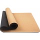 Στρώμα γυμναστικής Yoga-Pilates 183x61x0,6cm Μαύρο/Φελός 96812 Amila