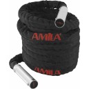 Battle Rope με χερούλια αλουμινίου (9m) 84553 Amila