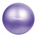 Μπάλα Γυμναστικής Μώβ 75cm με τρόμπα, Αντιολισθητική TOORX