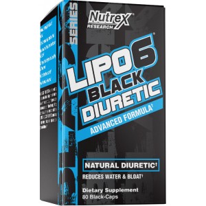 Lipo-6 Black Diuretic 80 caps Nutrex