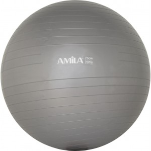 Μπάλα Γυμναστικής GYMBALL 75cm Γκρί 
