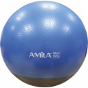 Μπάλα γυμναστικής  GYMBALL 65cm Μπλε με Βάρος στην Βάση 48445 Amila