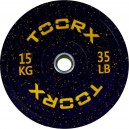 Ολυμπιακός Δίσκος Bumper Crumb 15kg 45cm Toorx