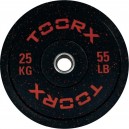 Ολυμπιακός Δίσκος Bumper Crumb 25kg 45cm Toorx