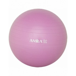 Μπάλα Γυμναστικής AMILA GYMBALL 65cm Ρόζ Bulk