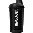 Shaker Wave 600 ml (Μαύρο) BioTech